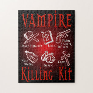 Funny Vampire Killing Kit Puzzle