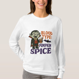 Funny Vampire Pumpkin Spice - Halloween T-Shirt