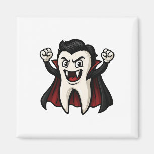 Funny Vampire Tooth Spooky Halloween Zahnärzte Magnet