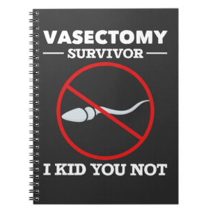 Funny Vasectomy Operation Sprichwort Erwachsene Hu Notizblock