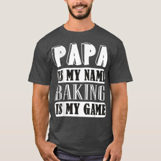 Funny Vater Baker Geschenk Funny Cooking Konditore T-Shirt
