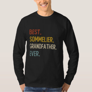 Funny Vater Best Sommelier Großvater Ever Shirts F