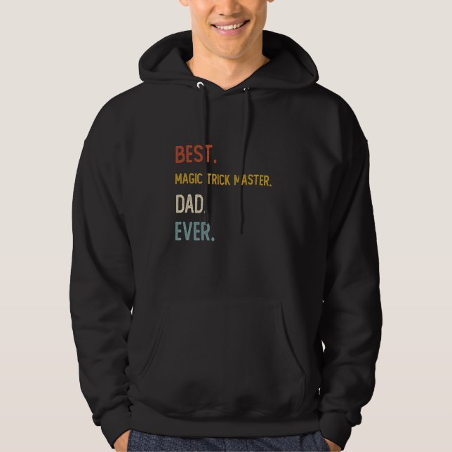 Funny Vater Bester Magic Trick Master Vater Ever S Hoodie (Vorderseite)