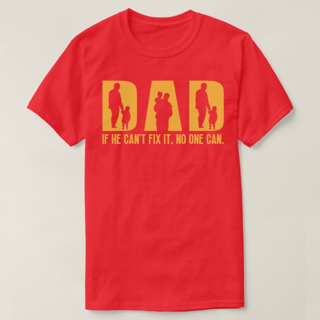 Funny Vater Birthday T-Shirt (Design vorne)