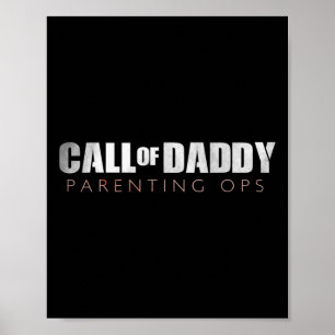 Funny Vater Call von Daddy Elterning Ops Geschenk Poster