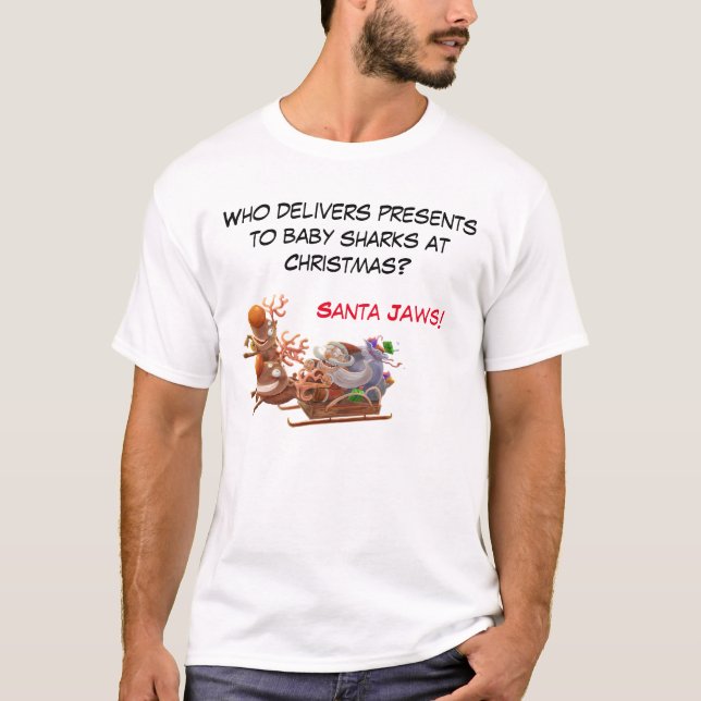 Funny Vater Christmas Joke T-Shirt (Vorderseite)