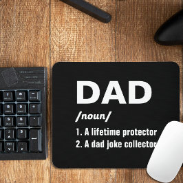 Funny Vater Definition Vatertag Mousepad