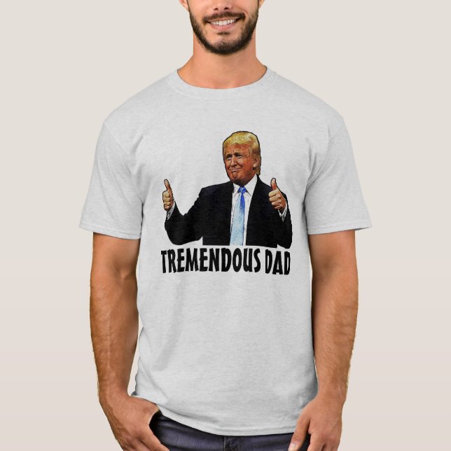 FUNNY VATER DONALD TRUMP T - SHIRT (Vorderseite)