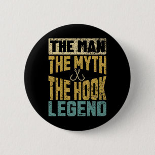 Funny Vater Fishing Man Myth Hook Legend Fischer F Button