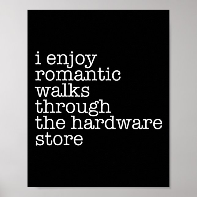 Funny Vater Handyman Hardware Store Tools Geschenk Poster (Vorne)