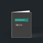 Funny Vater Happy Birthday Wunschkarte Feiertagskarte<br><div class="desc">Funny Vater Glückwunsch Geburtstagskarte , Funny Vater Geburtstagskarte, Vater Text Nachricht, Klassischer Vater Thumbs Up Grußkarte. Lieblicher Papa-Ausweis. Ersetzen Sie Ihren Text in der Grußkartenvorlage. Für Freundschaft, Geburtstag, Weihnachten oder andere Gelegenheiten könnte es sich um ein großes behalt-Sake-Geschenk handeln.</div>