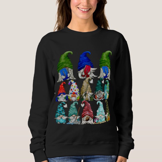 Funny Vater Joke Champion Gnomes Sweatshirt (Vorderseite)