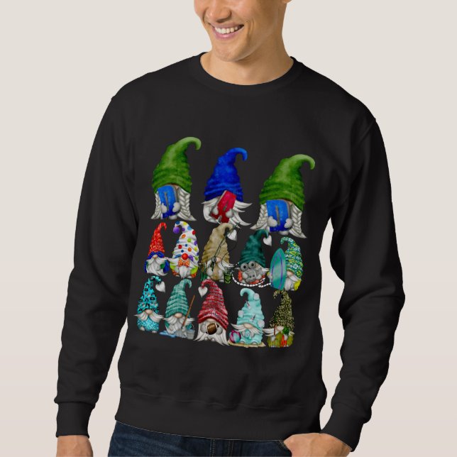 Funny Vater Joke Champion Gnomes Sweatshirt (Vorderseite)