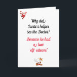 Funny Vater Joke Christmas Card Karte<br><div class="desc">Diese lustige,  bezaubernde,  von Papa entworfene Karte ist ein großartiges Weihnachtsgeschenk für jeden,  der seinen besonderen Tag feiert. Wenn Ihnen dieser Witz gefällt,  Karo aus der großen Palette ähnlicher Vater Jokes in meinem Laden. Wenn Sie diese Karte personalisierter machen möchten,  schreiben Sie mir und ich helfe Ihnen gerne.</div>