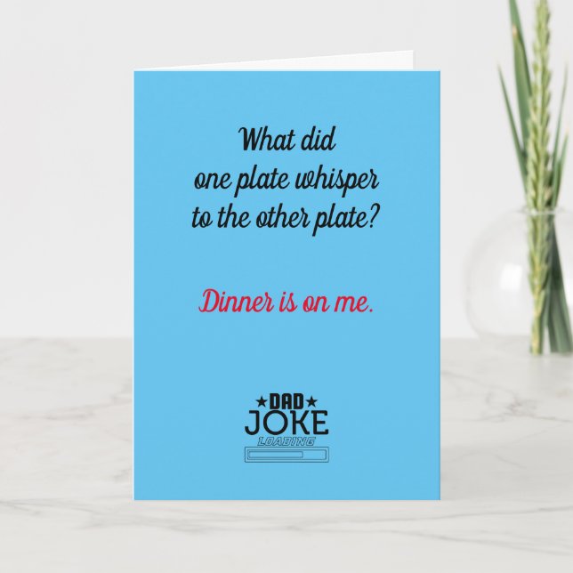 Funny Vater Joke Designed Card Karte (Vorderseite)