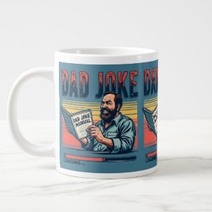 Funny Vater Joke Retro Spaß Vintag Ästhetik Jumbo-Tasse