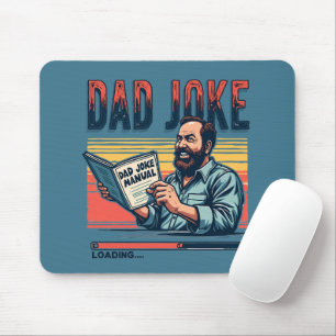 Funny Vater Joke Retro Spaß Vintag Ästhetik Mousepad