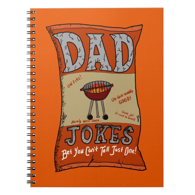 Funny Vater Jokes Vathers Day Grilling Quote T - S Notizblock (Vorderseite)