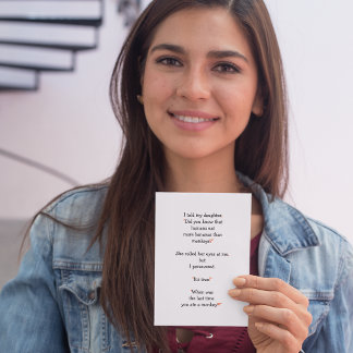 Funny Vater Joon Monkeys Humans Bananas Spaß LOL Feiertagskarte