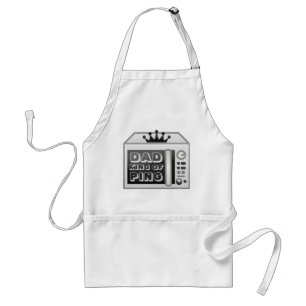 Funny Vater King of Ping Microwave Cooking Schürze