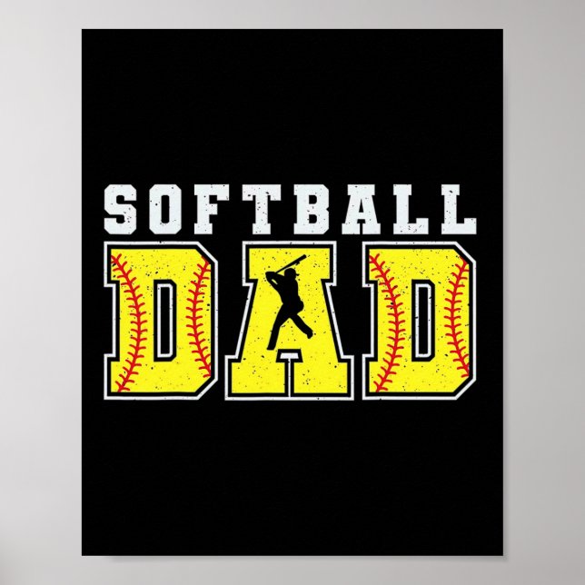 Funny Vater Life Softll Großvater Vater's Day Poster (Vorne)