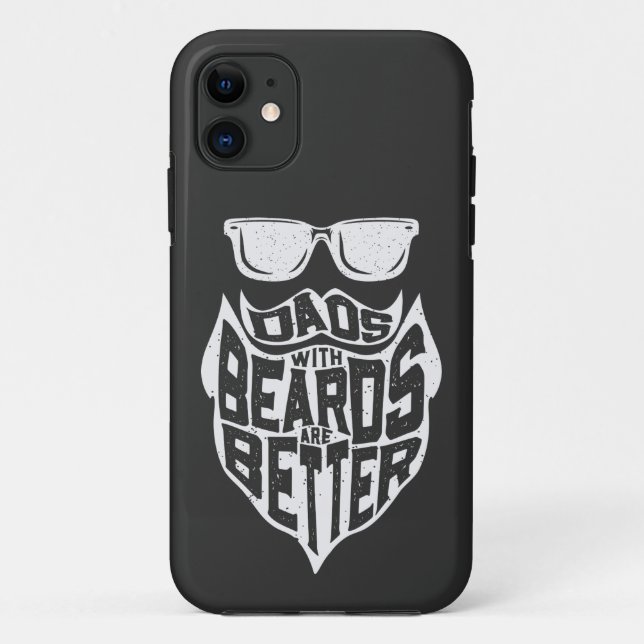 FUNNY VATER MIT BÄRTEN SIND BESSER VATER DAY Case-Mate iPhone HÜLLE (Rückseite)