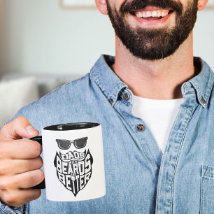 FUNNY VATER MIT BÄRTEN SIND BESSER VATER DAY TASSE
