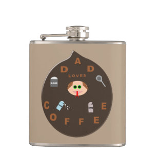 Funny Vater Monster Liebe Kaffeefass Flachmann