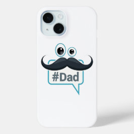Funny #Vater Mustache Eyes iPhone 15 Fall Case-Mate iPhone Hülle
