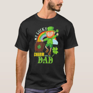 Funny Vater Paddy Day St Patricks Lucky Charm ruft T-Shirt