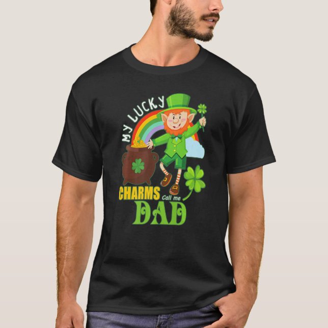 Funny Vater Paddy Day St Patricks Lucky Charts Anr T-Shirt (Vorderseite)