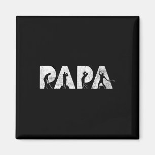 Funny Vater Papa Golf Daddy Funny Fathers Day Gesc Magnet