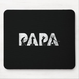 Funny Vater Papa Golf Daddy Funny Fathers Day Gesc Mousepad