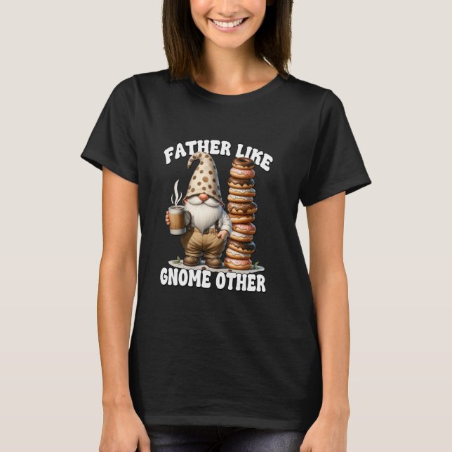 Funny Vater Puff für Männer Grumpy Vater Gnome Kaf T-Shirt (Vorderseite)