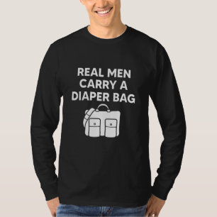 Funny Vater Quotes, Real Men tragen eine Windelbeu T-Shirt