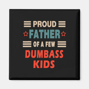 Funny Vater &# s Day Stolz Vater ein paar Dumbys Magnet