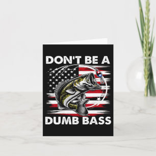 Funny Vater Shirt nicht dumm B fischen Schwarze Kl Karte