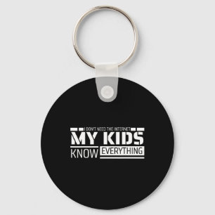 Funny Vater Shirt von Kindern Männer Sonntag Da Schlüsselanhänger