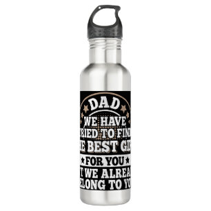 Funny Vater Sprichwort Graphic Vintag Papa Pater Edelstahlflasche