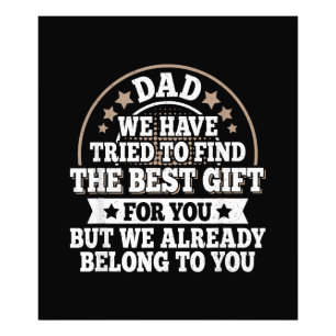 Funny Vater Sprichwort Graphic Vintag Papa Pater Fotodruck