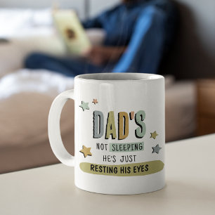 Funny Vater Tasse Geschenk "Rette seine Augen"