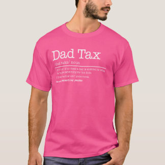Funny Vater Tax Definition Novelle T-Shirt Birthda