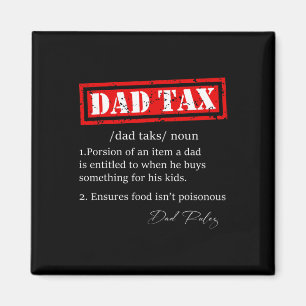 Funny Vater Tax Definition Sarcastic Vatertag Gi Magnet