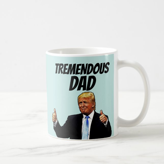 FUNNY VATER TRUMP KAFFEE TASSE (Rechts)