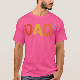 Funny Vater Vathers Tag 2 Schwangerschaft Ankündig T-Shirt