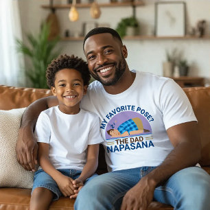 Funny Vater Yoga Napasana T - Shirt