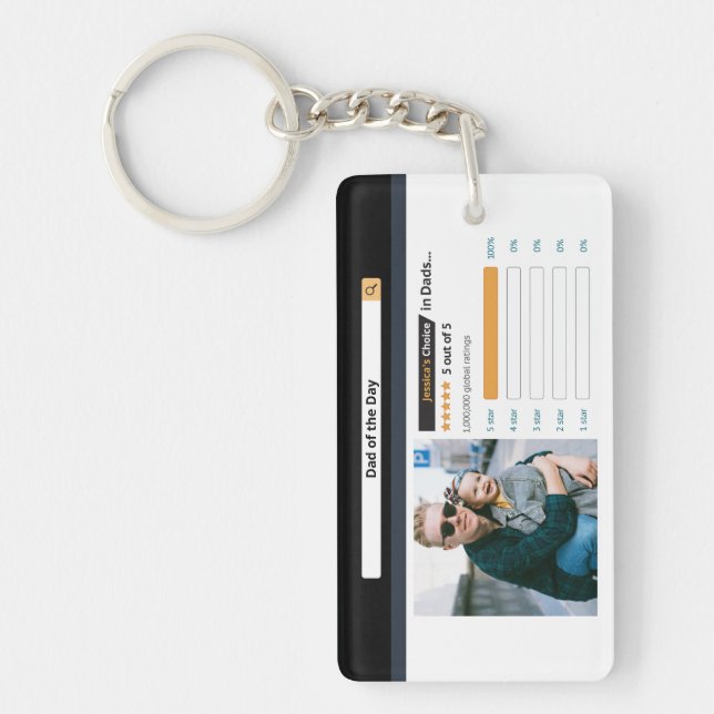 Funny Vatertag Bester Vater Schlüsselanhänger (Vorderseite)