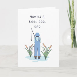 Funny Vatertag Card - Fischereithema Fischer Karte