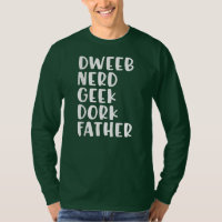 Funny Vatertag Dweeb Nerd Geek Depp Vater