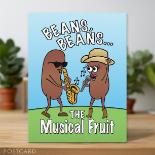 Funny Vatertag Farting Bean Joke Postkarte